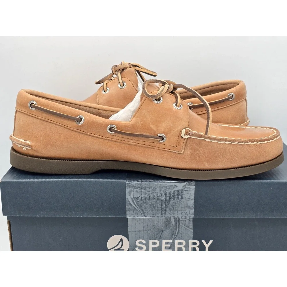Men's SPERRY AO 2-EYE MW-205 - ROYAL BROWN - Size 11 M